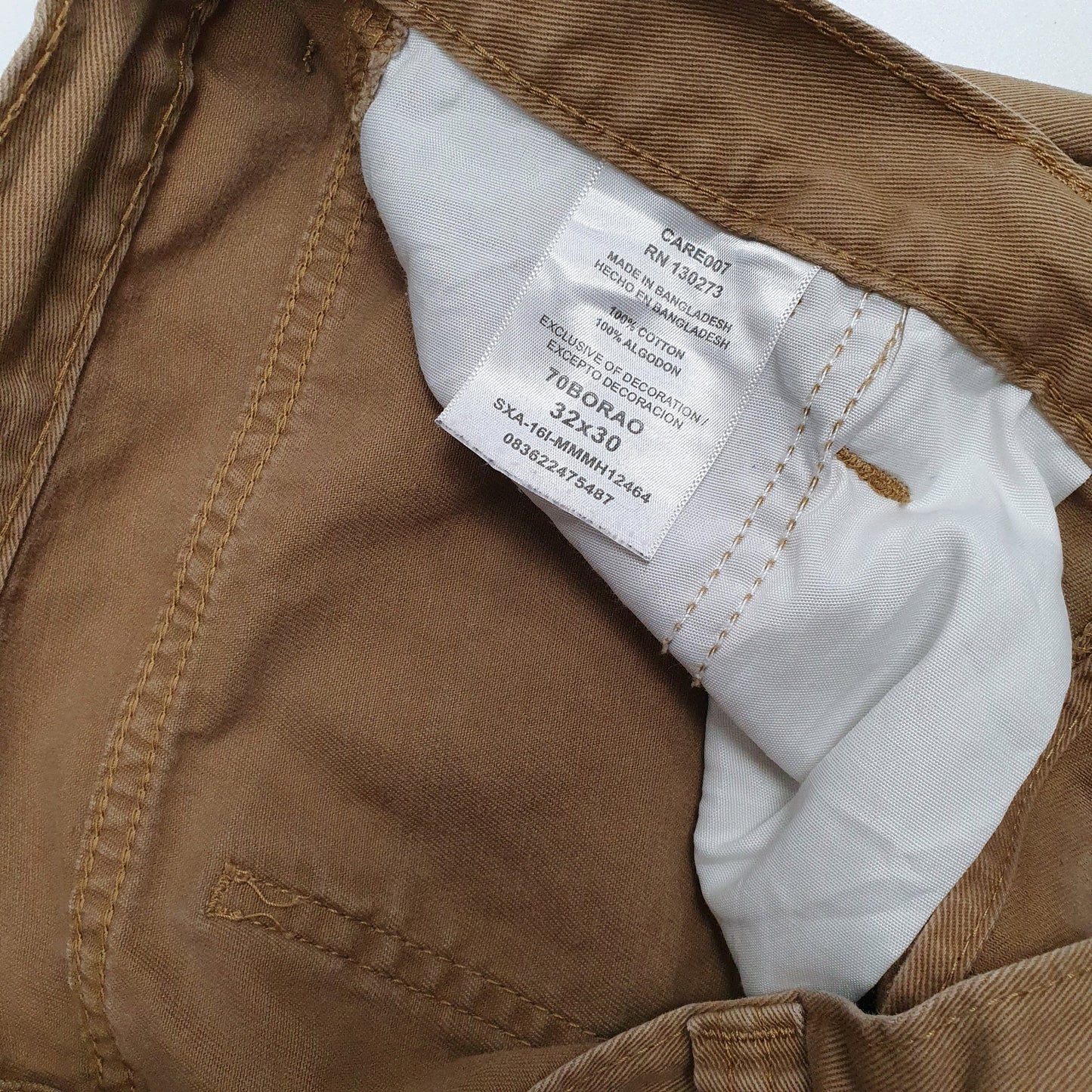 Mens Beige Wrangler   Trousers