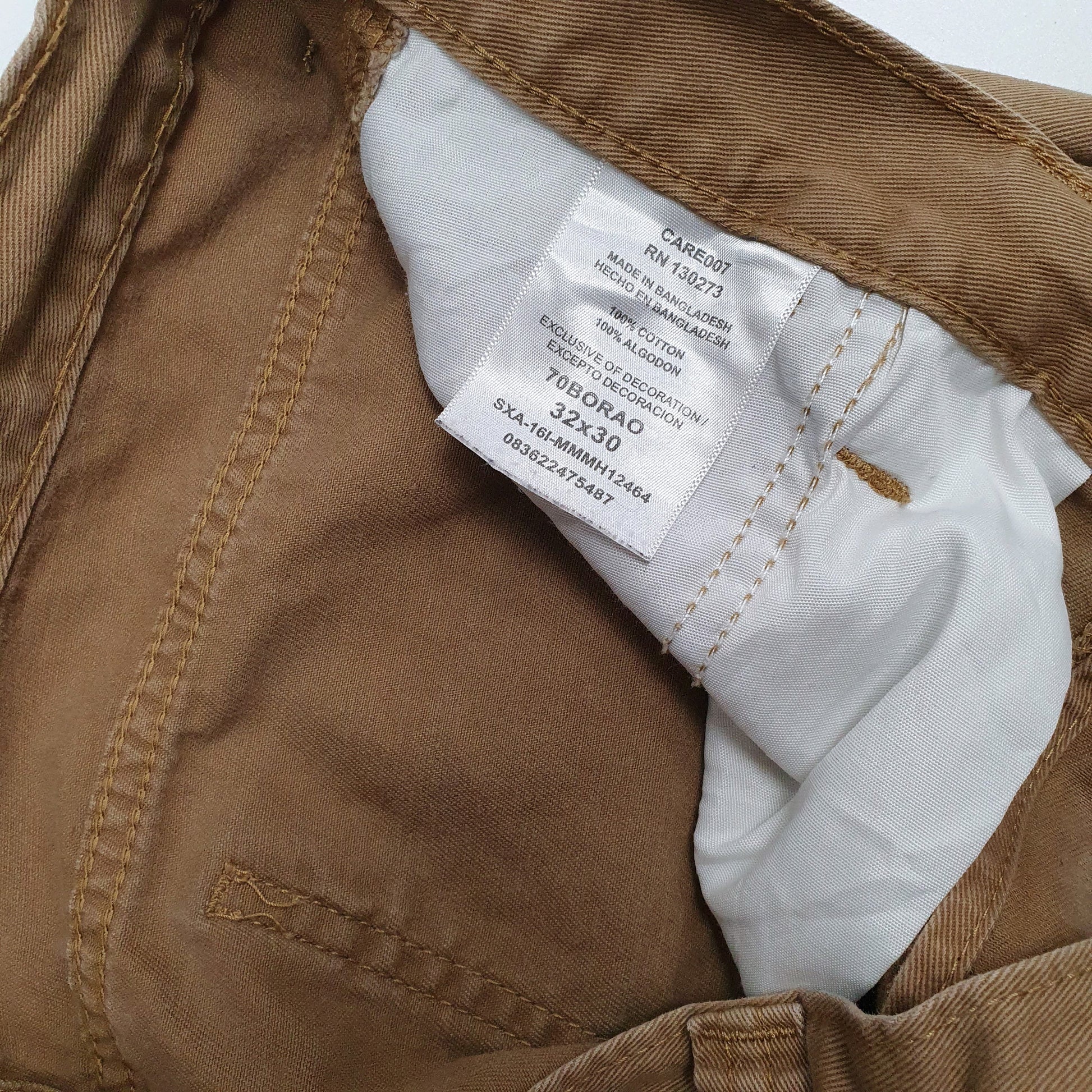 Mens Beige Wrangler   Trousers