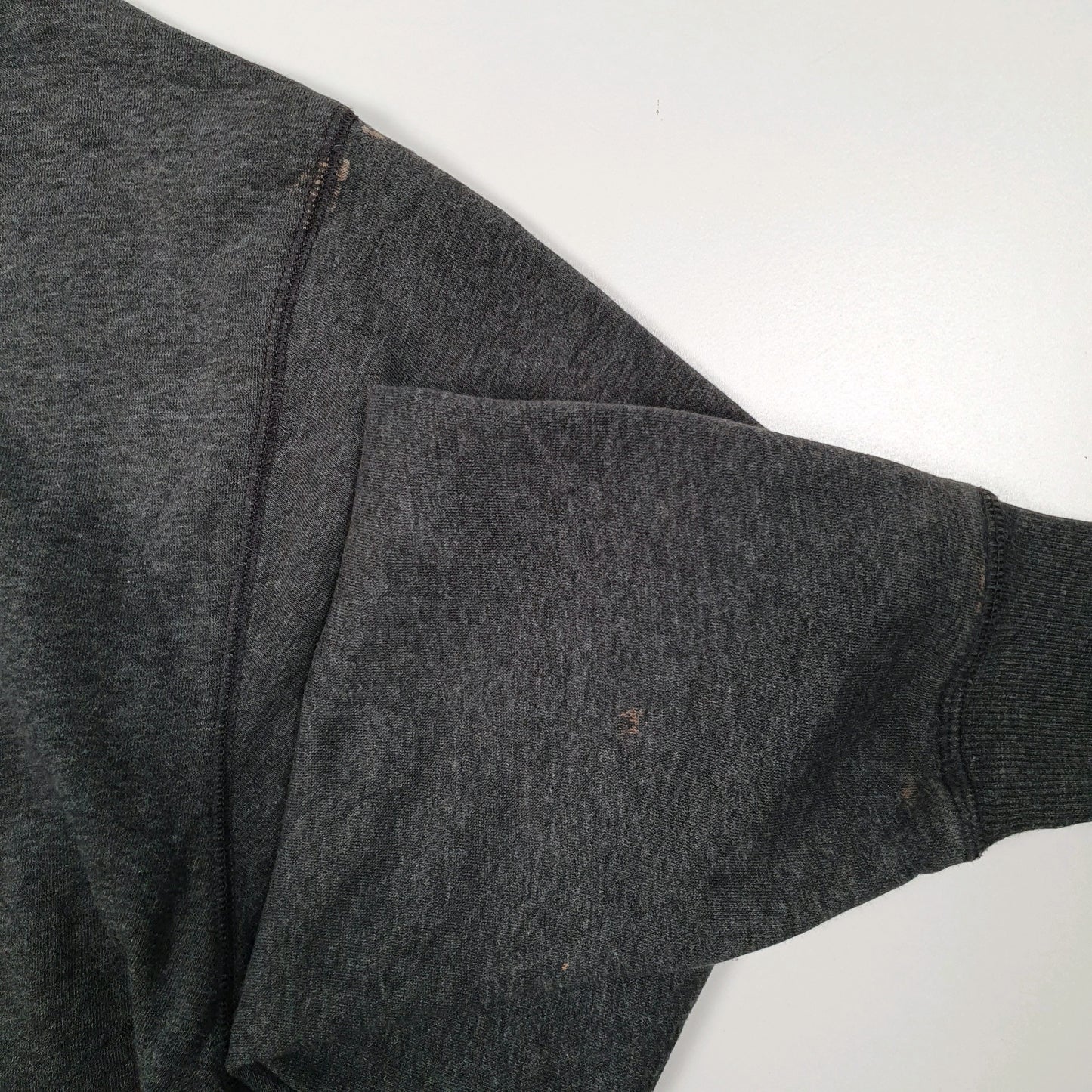 Mens Grey Champion Hoodie Full Zip Jumper