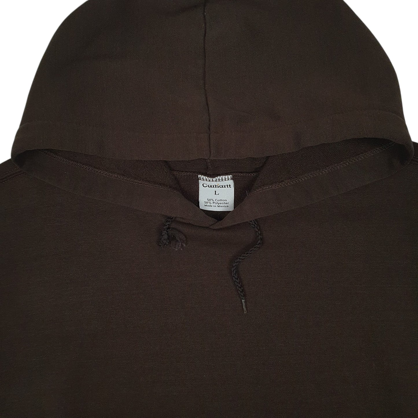 Mens Brown Carhartt Vintage 2000s Hoodie Jumper