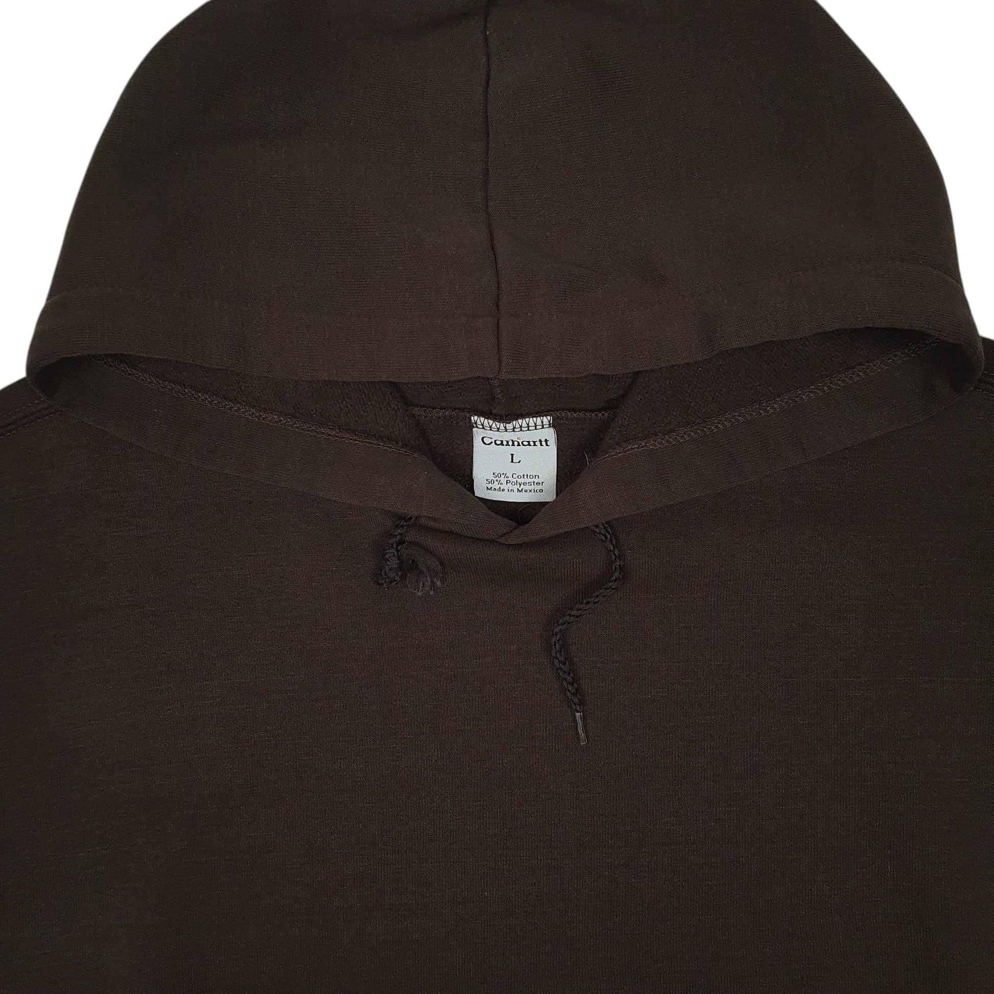 Mens Brown Carhartt Vintage 2000s Hoodie Jumper
