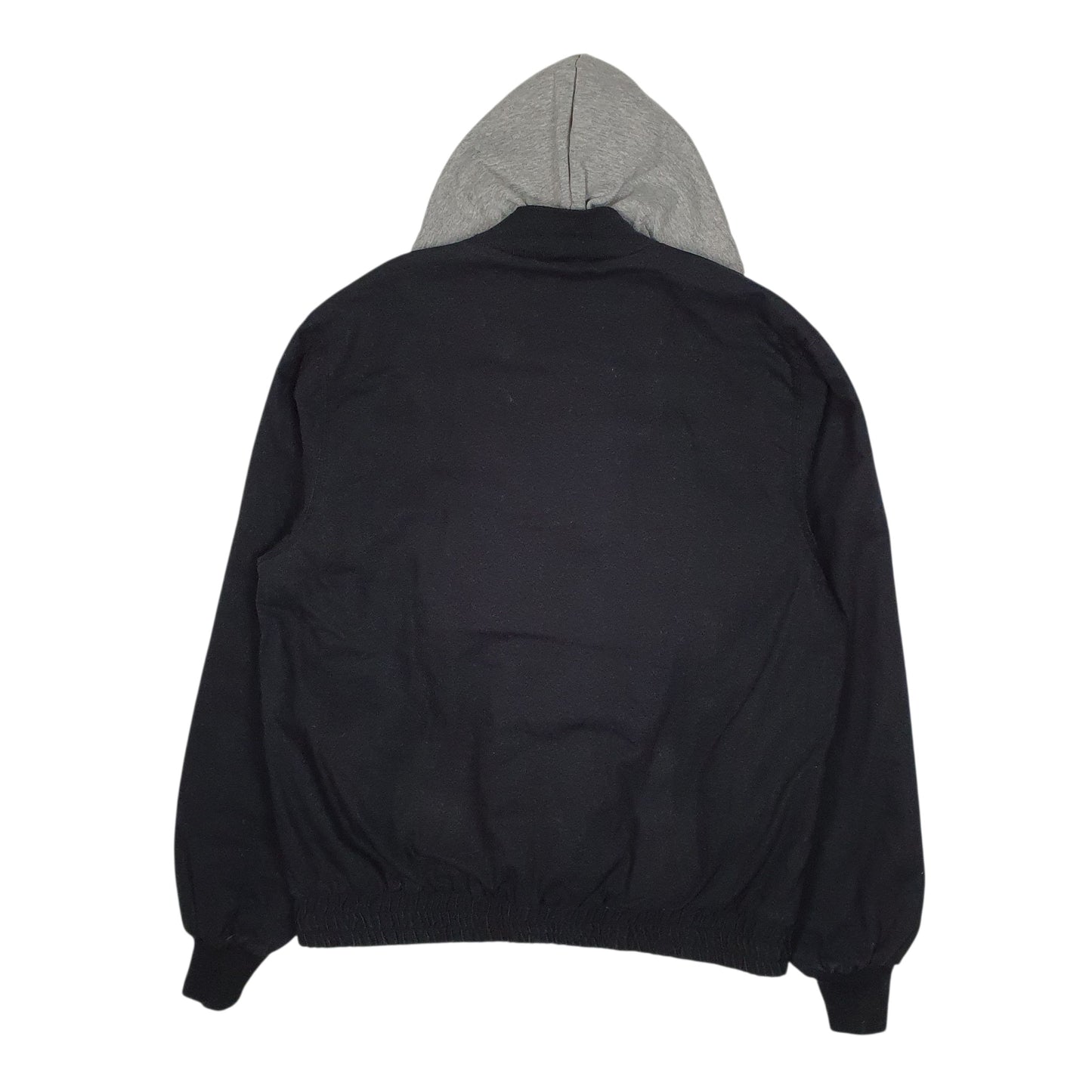 Mens Black Red Head Hoodie Chore  Coat