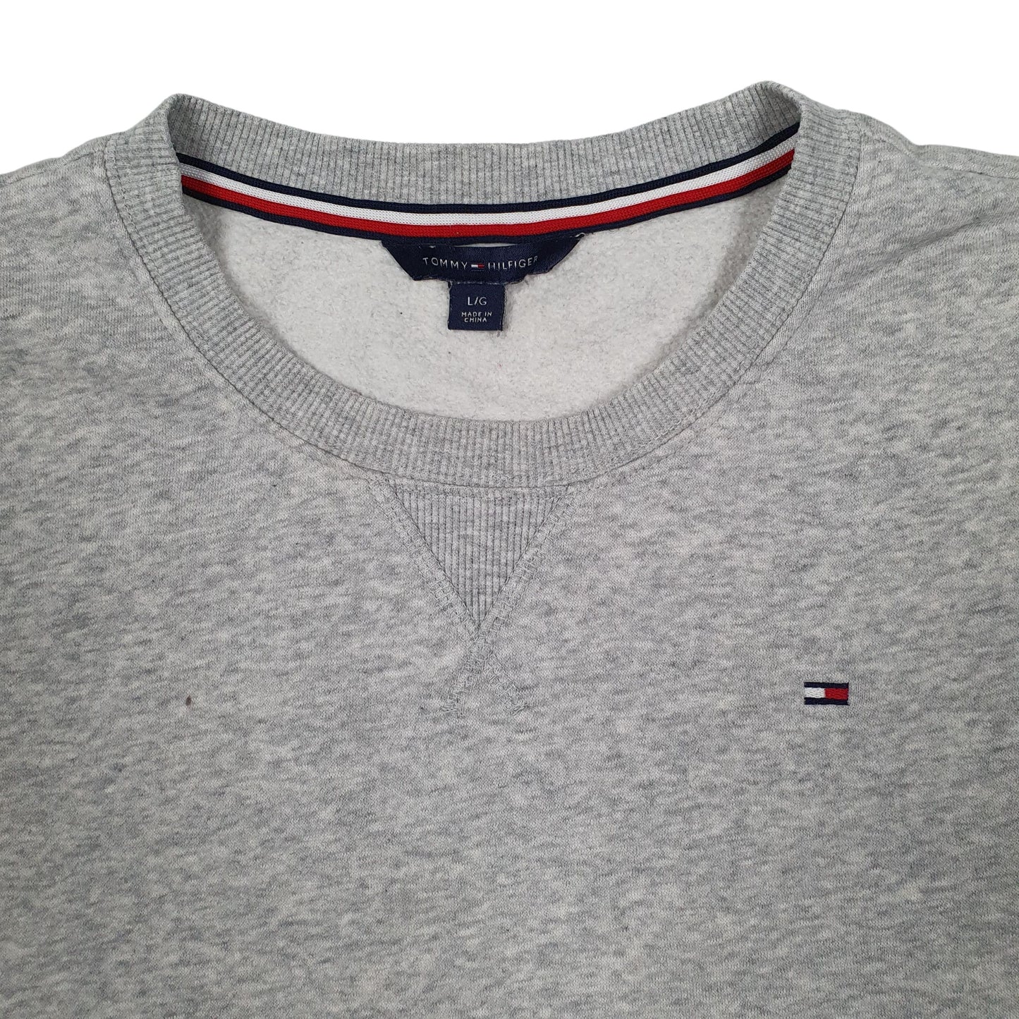Womens Grey Tommy Hilfiger  Crewneck Jumper