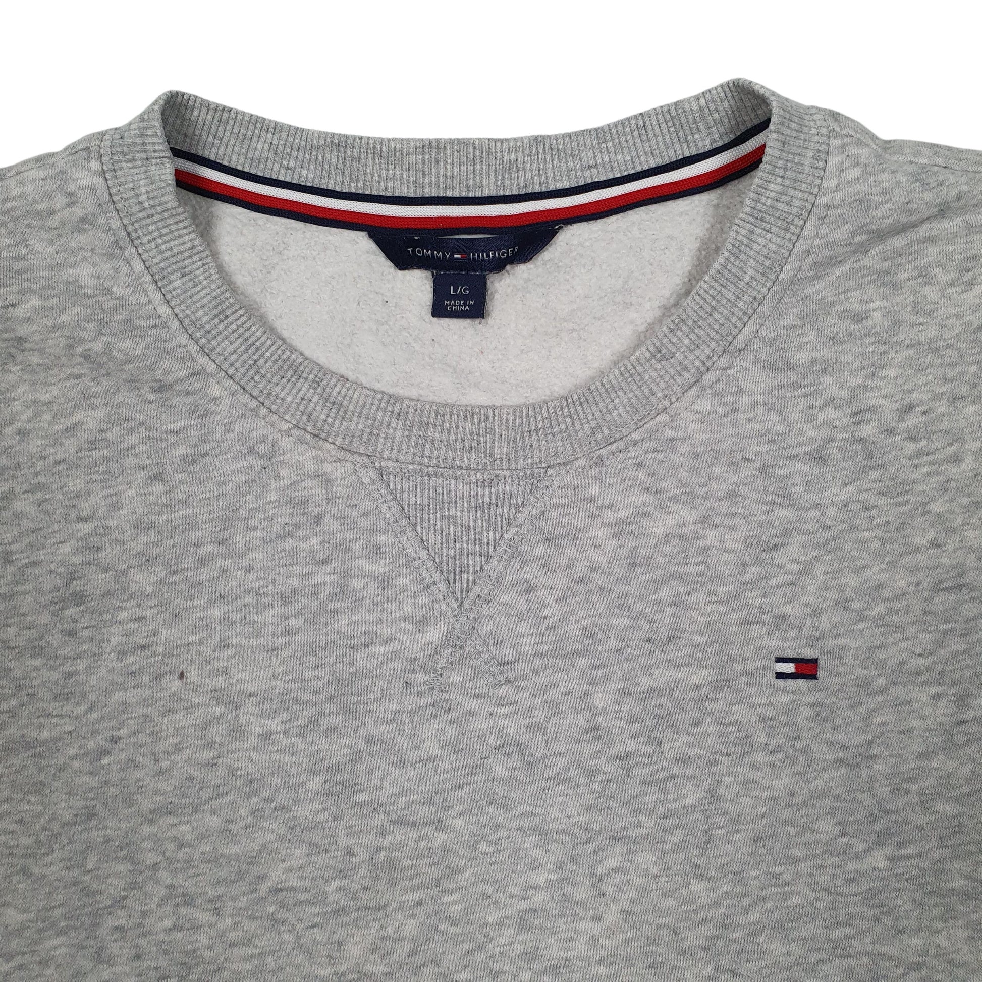 Womens Grey Tommy Hilfiger  Crewneck Jumper