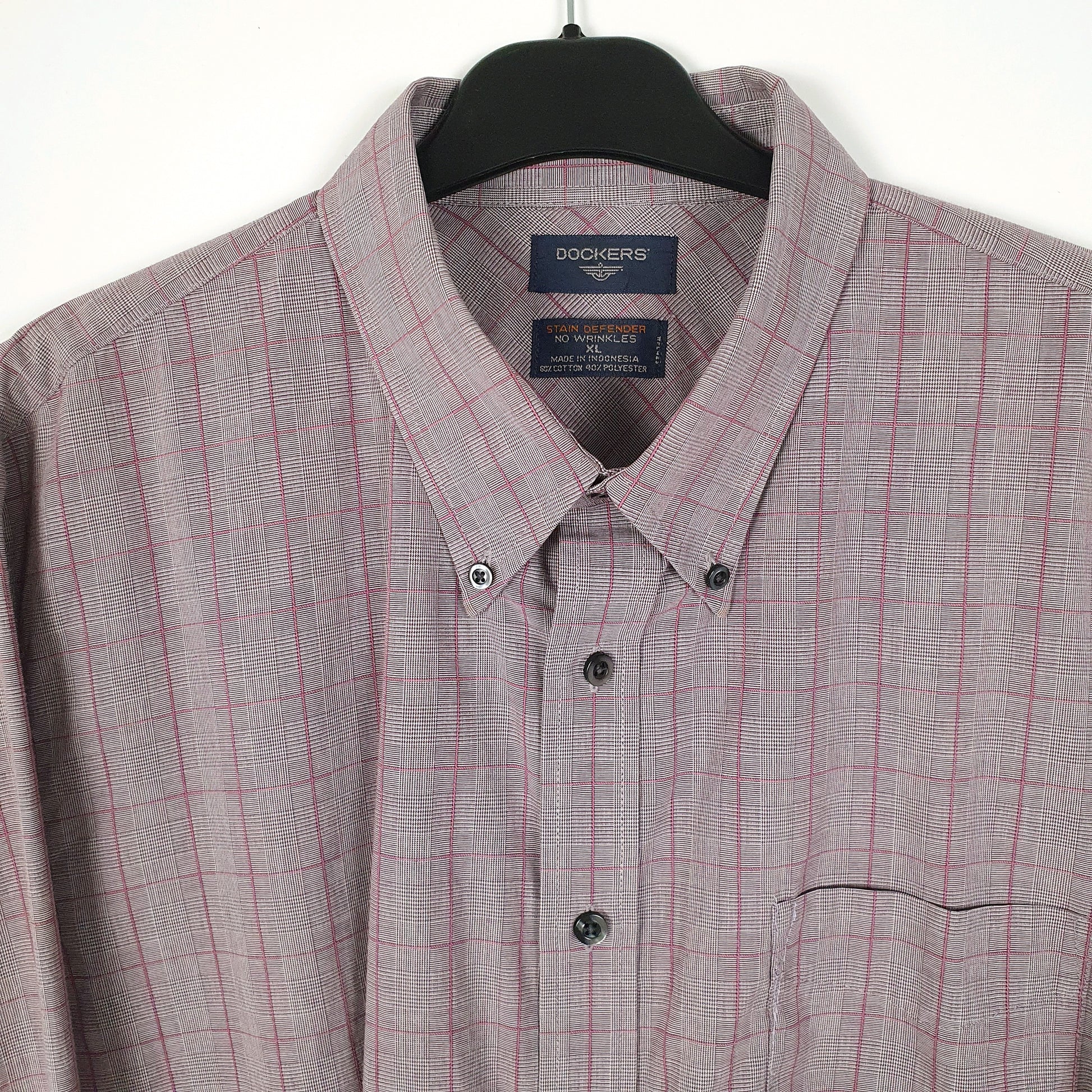 Mens Purple Dockers   Shirt