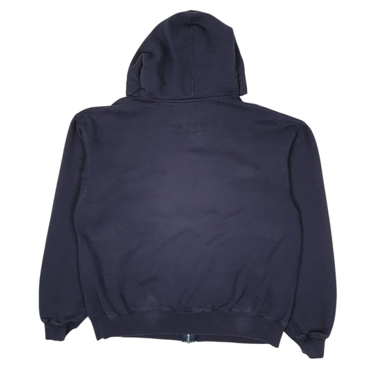 Mens Navy Champion Hoodie Full Zip Jumper