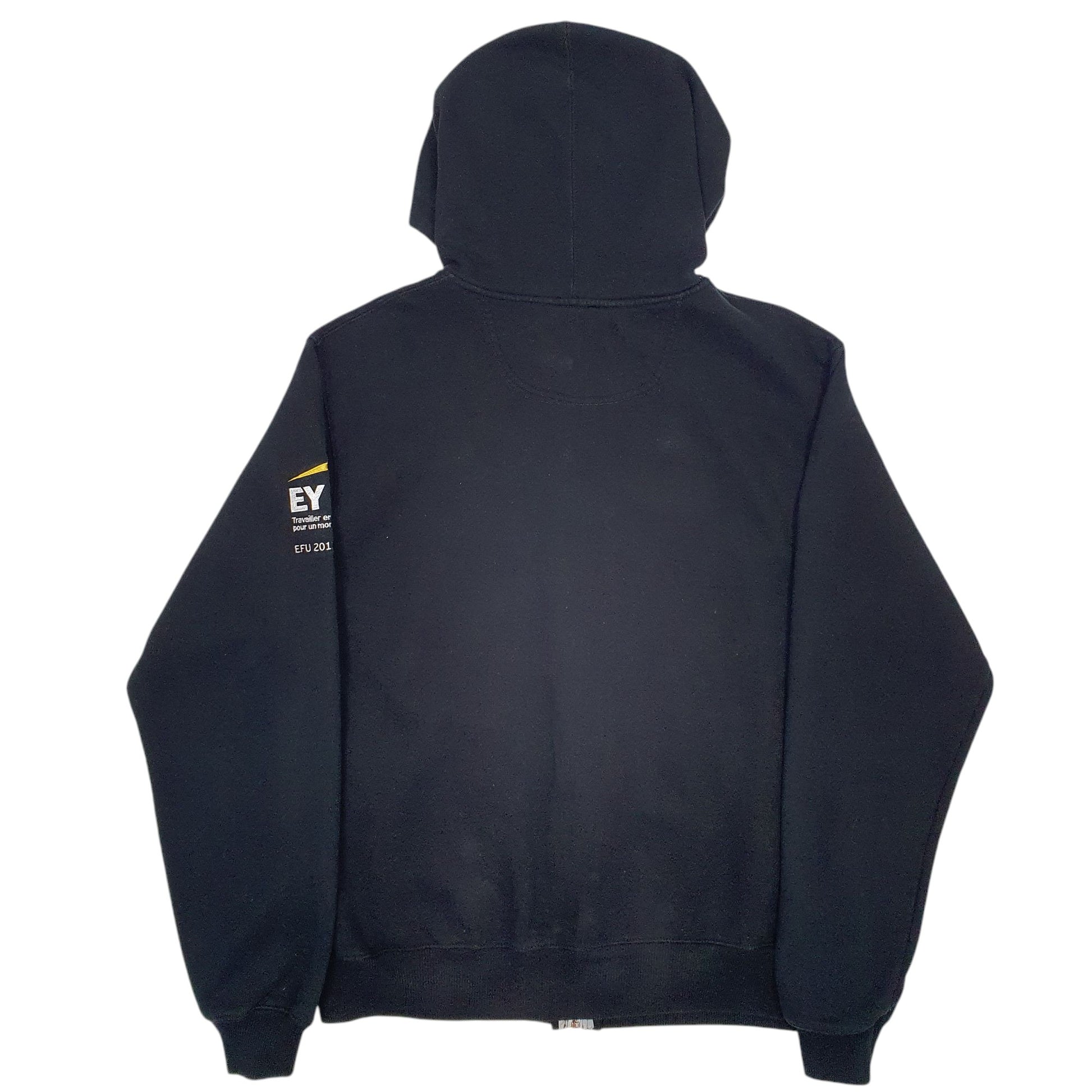 Mens Black Champion  Full Zip Jumper