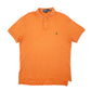 Mens Orange Polo Ralph Lauren  Short Sleeve Polo Shirt
