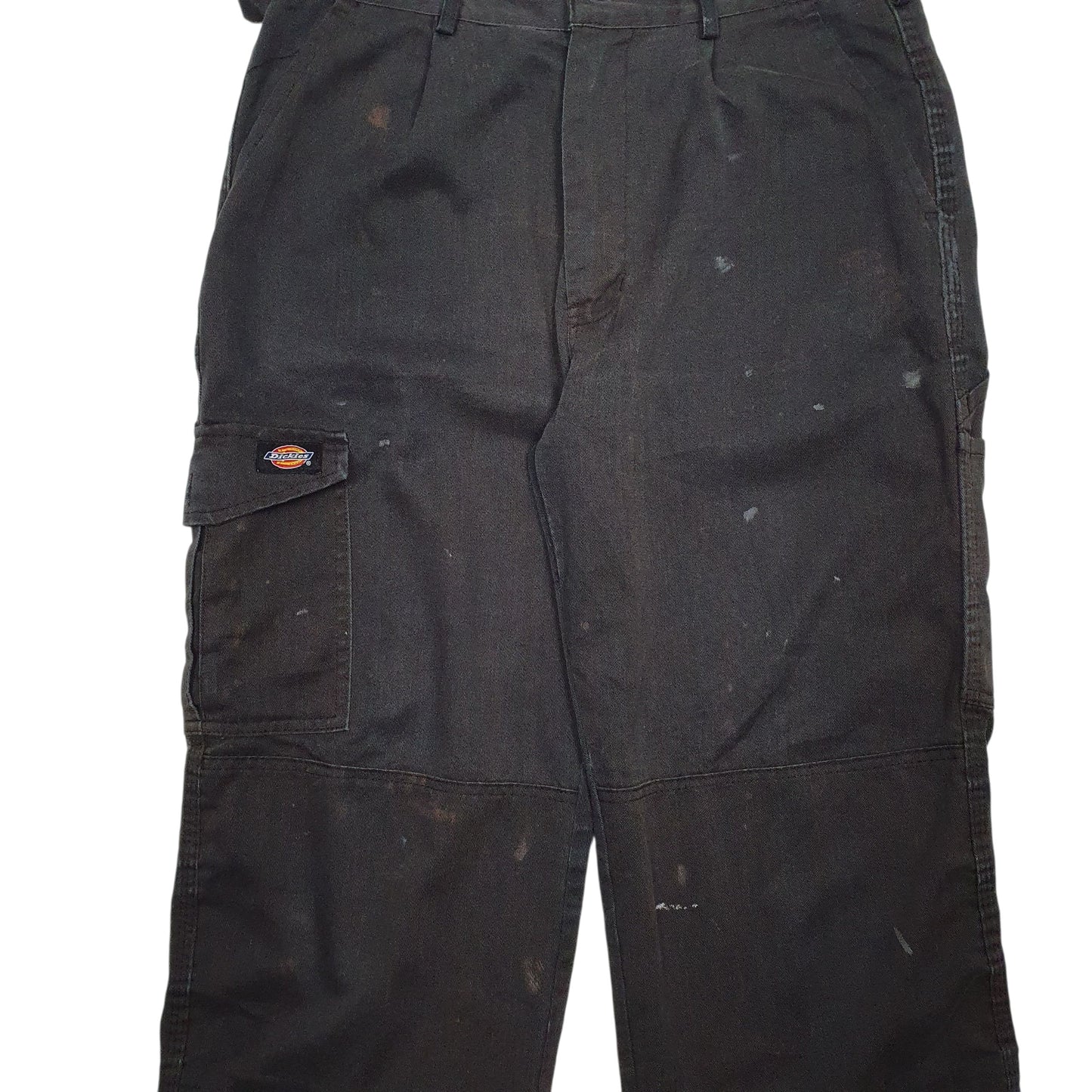 Mens Black Dickies Workwear  Trousers