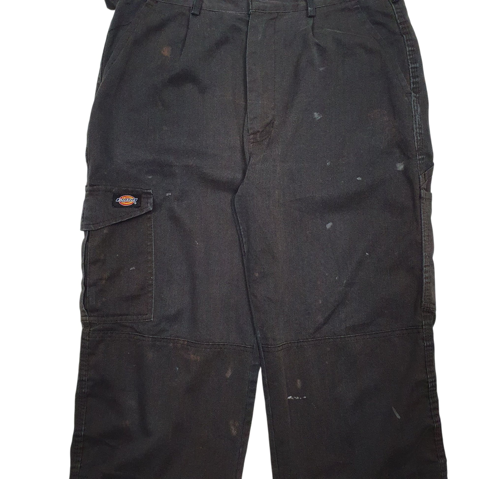 Mens Black Dickies Workwear  Trousers