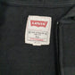 Mens Black Levis Spellout Full Zip Jumper