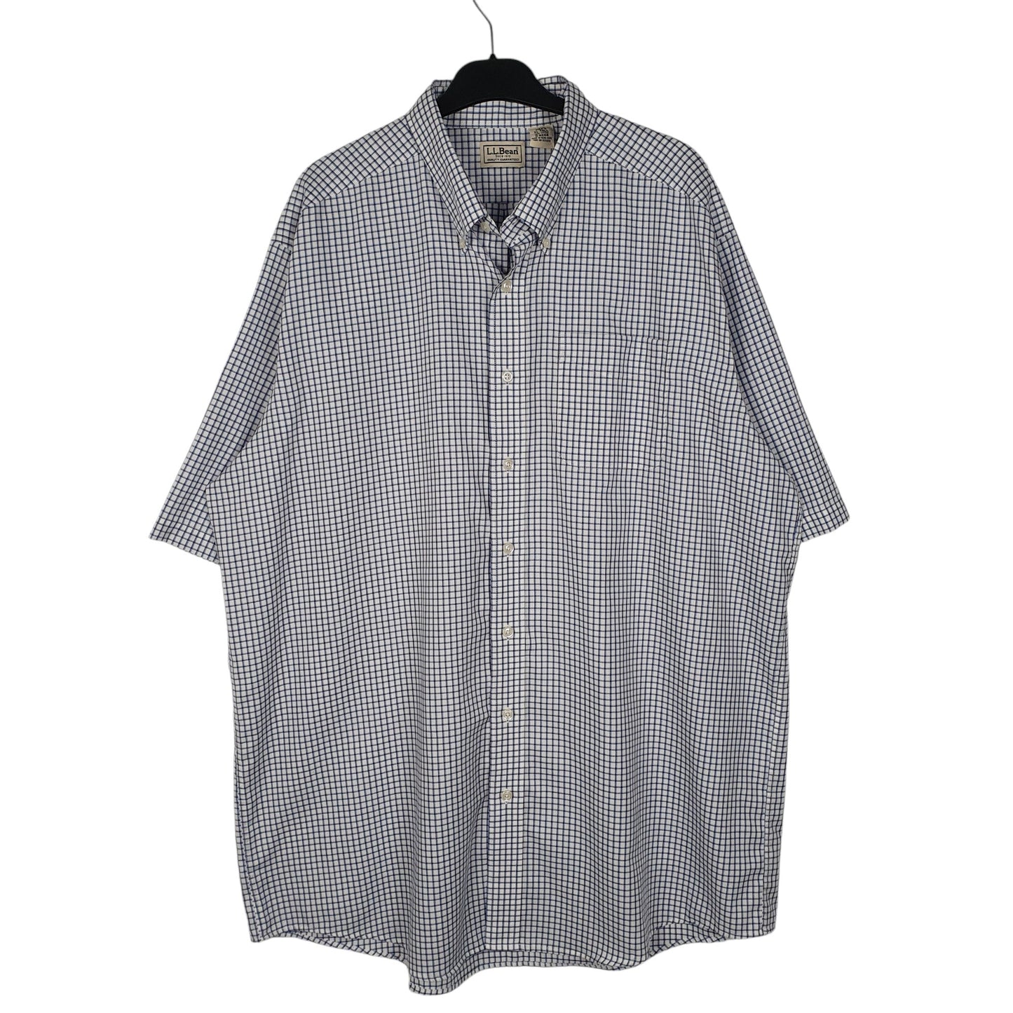 Mens Blue L.L.Bean  Short Sleeve Shirt