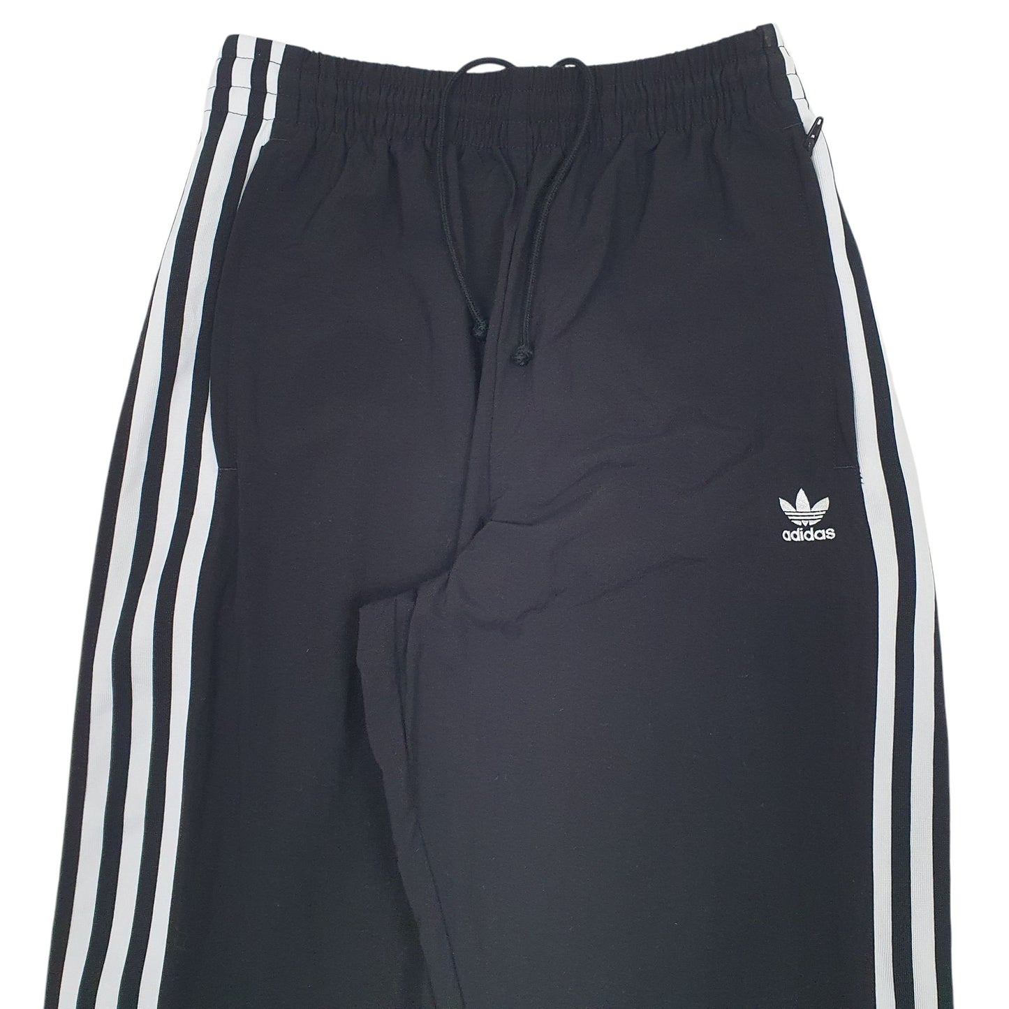 Womens Black Adidas  Crewneck Trousers