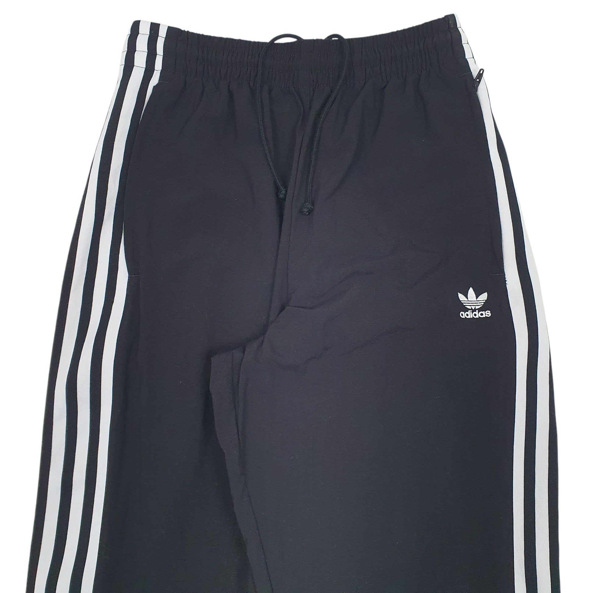 Womens Black Adidas  Crewneck Trousers