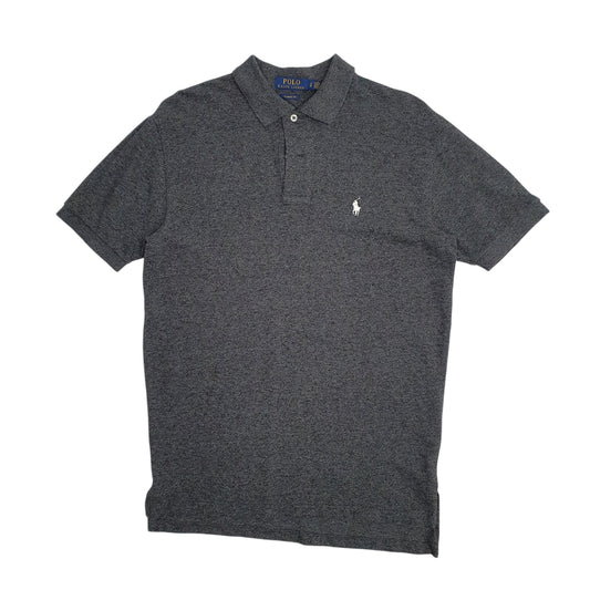 Mens Grey Polo Ralph Lauren Classic Fit Short Sleeve Polo Shirt