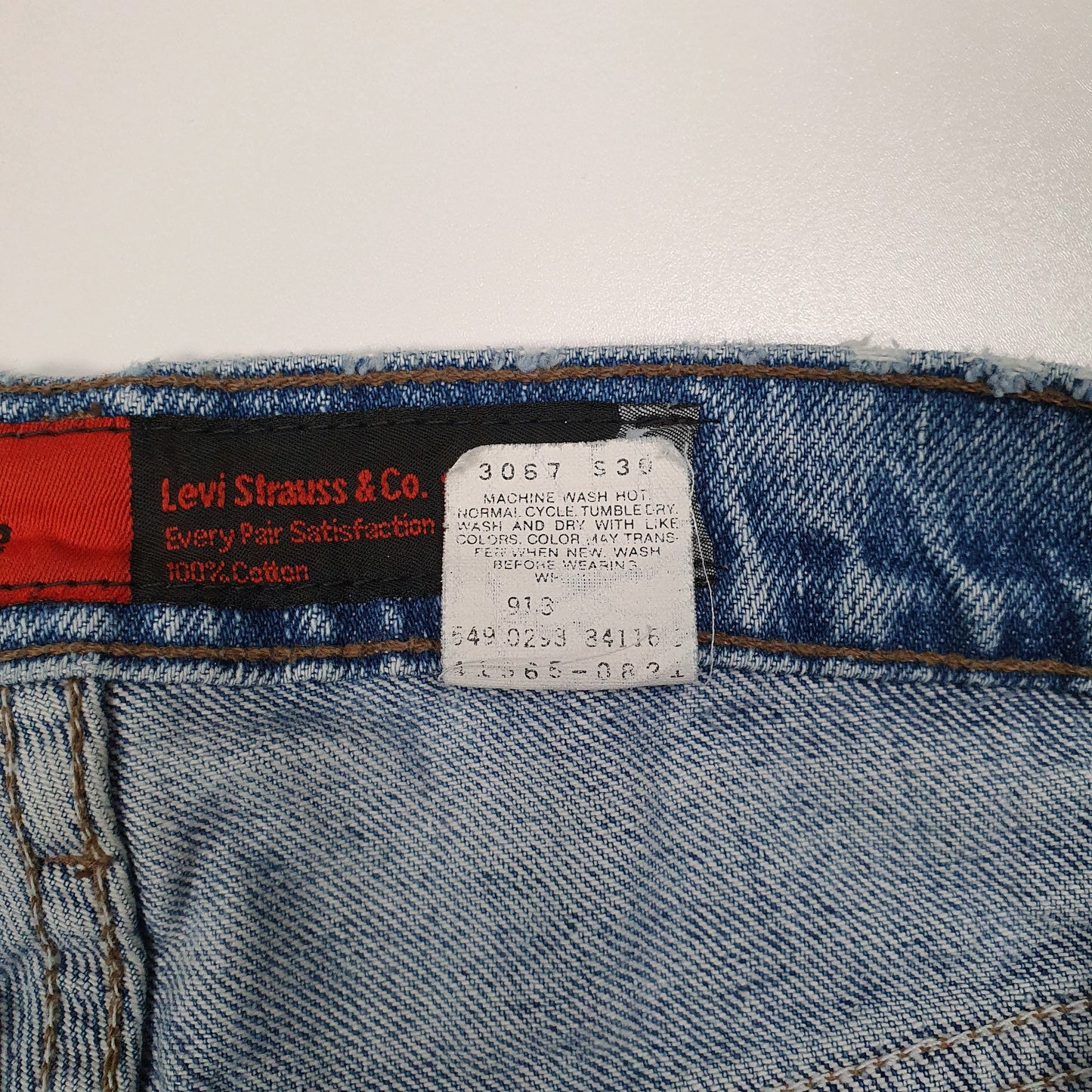 Mens Blue Levis Vintage 90s Made In USA Baggy  Jeans