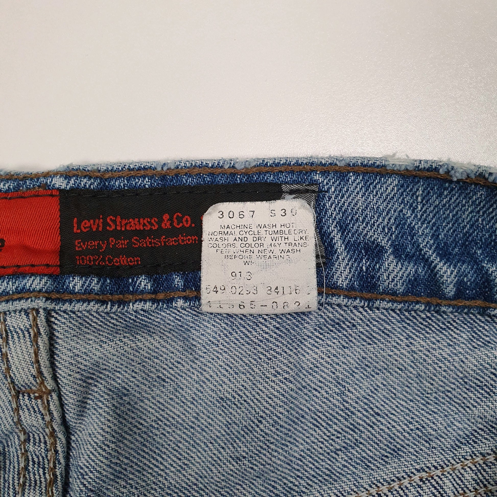 Mens Blue Levis Vintage 90s Made In USA Baggy  Jeans