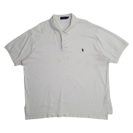 Mens White Polo Ralph Lauren  Short Sleeve Polo Shirt