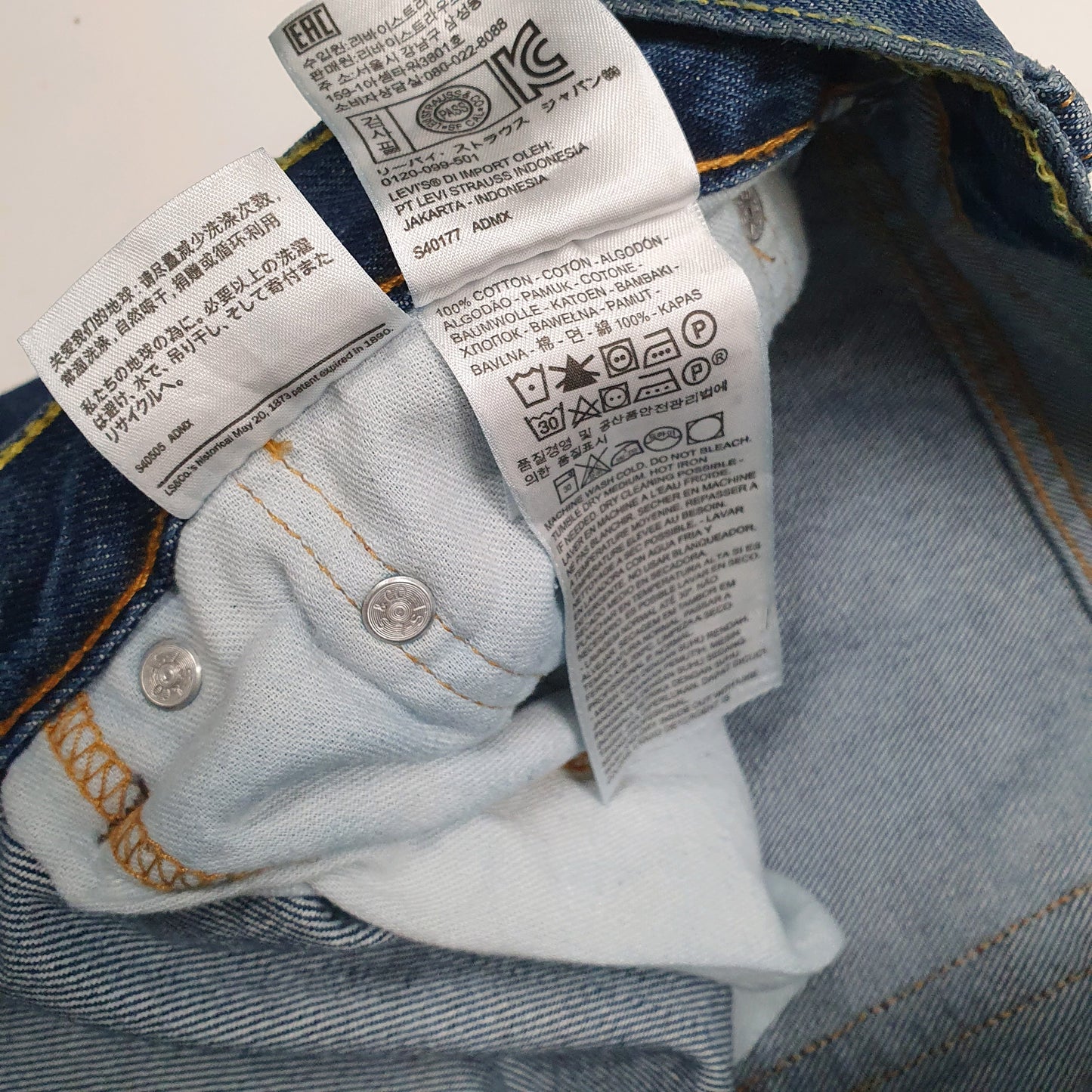 Mens Blue Levis   Jeans