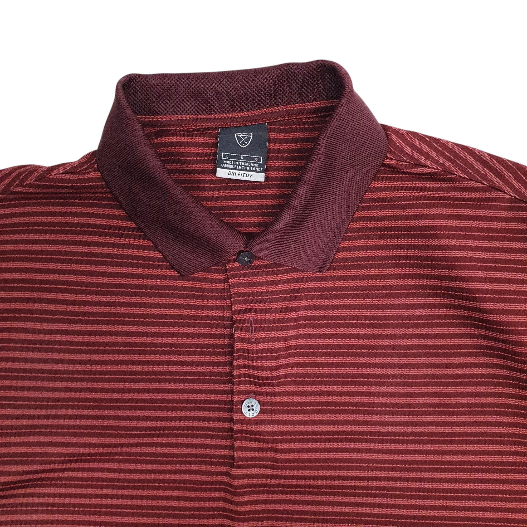 nike burgundy polo