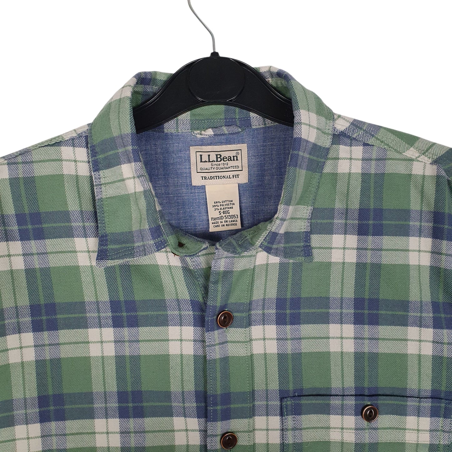 Mens Green L.L.Bean   Shirt