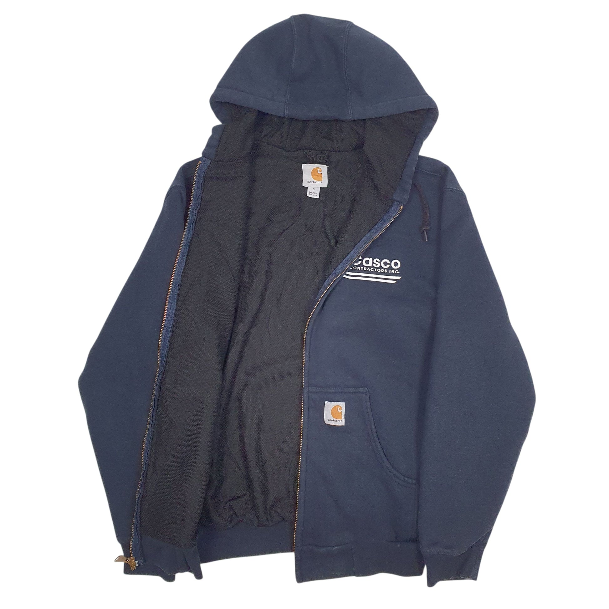 Mens Navy Carhartt  Full Zip Jumper