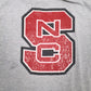 Mens Grey Adidas NC State Wolfpack  T Shirt