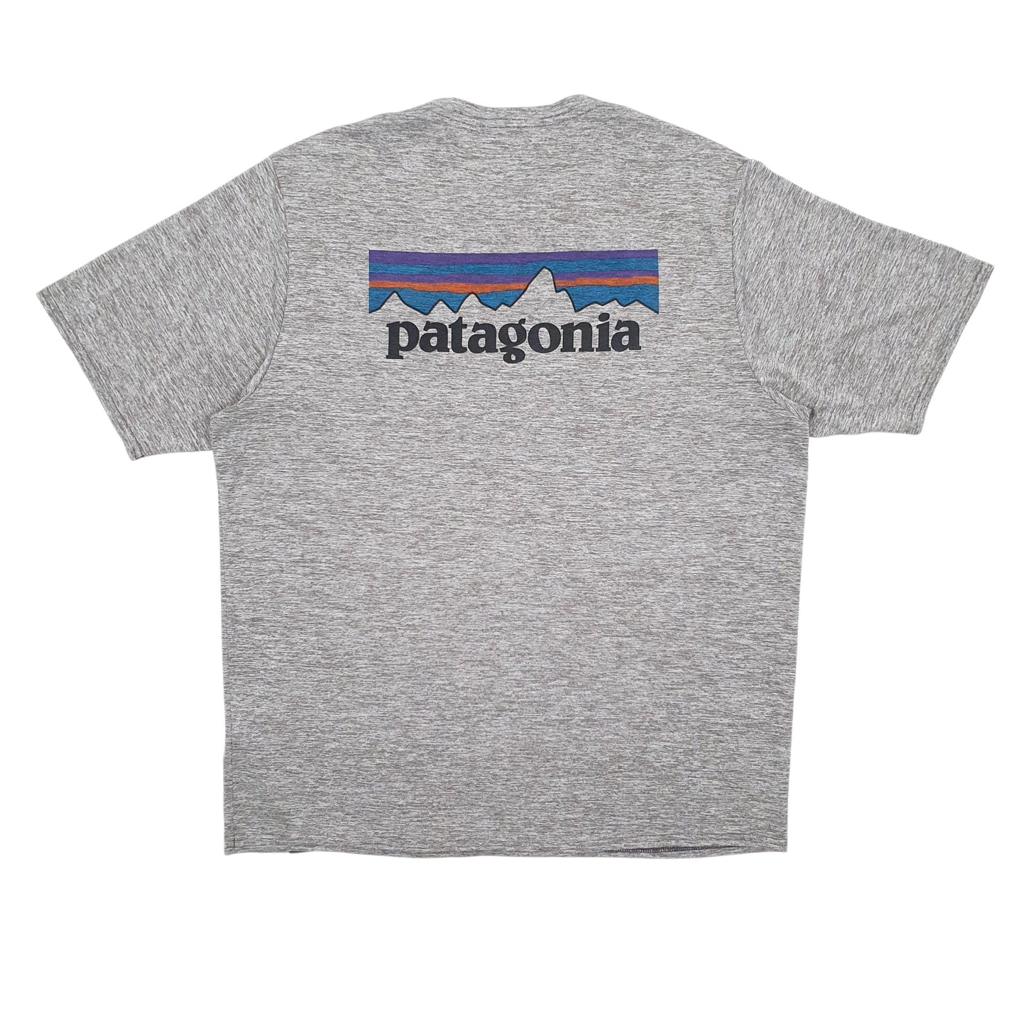 Mens Grey Patagonia Capilene Quarter Zip T Shirt