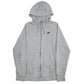 Mens Grey Nike  Full Zip Jumper
