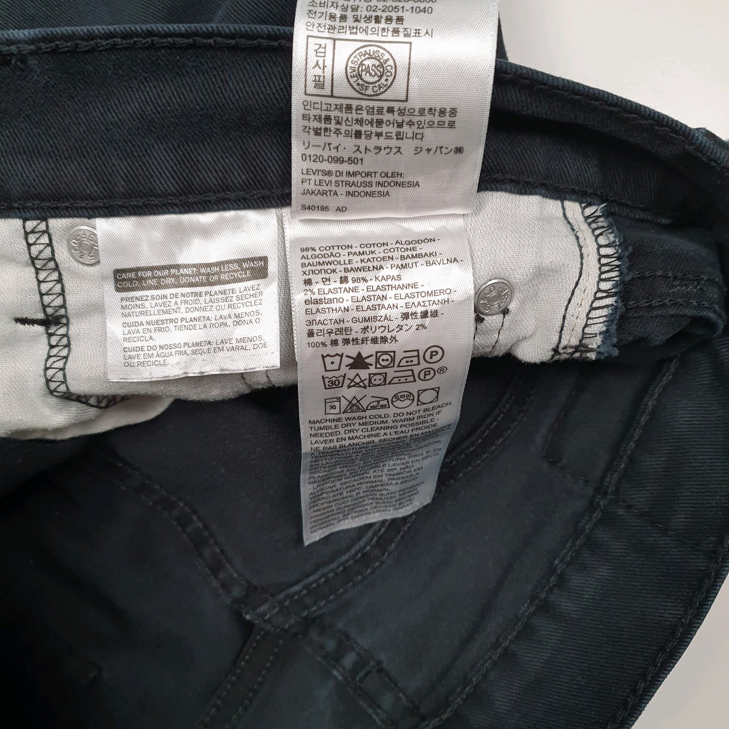 Mens Black Levis   Jeans