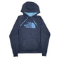 Womens Blue The North Face Spellout Hoodie Jumper