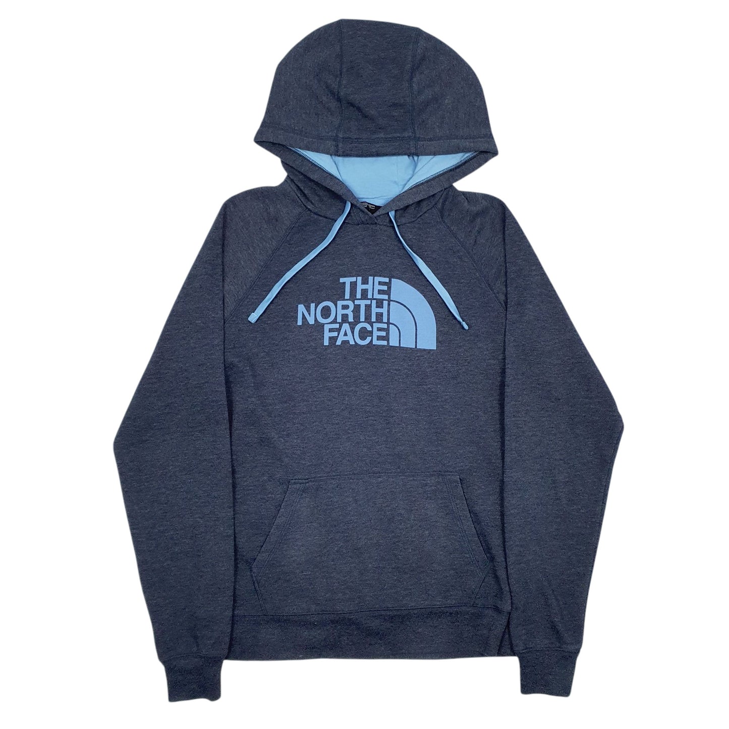 Womens Blue The North Face Spellout Hoodie Jumper