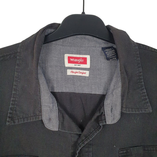 Mens Black Wrangler   Shirt