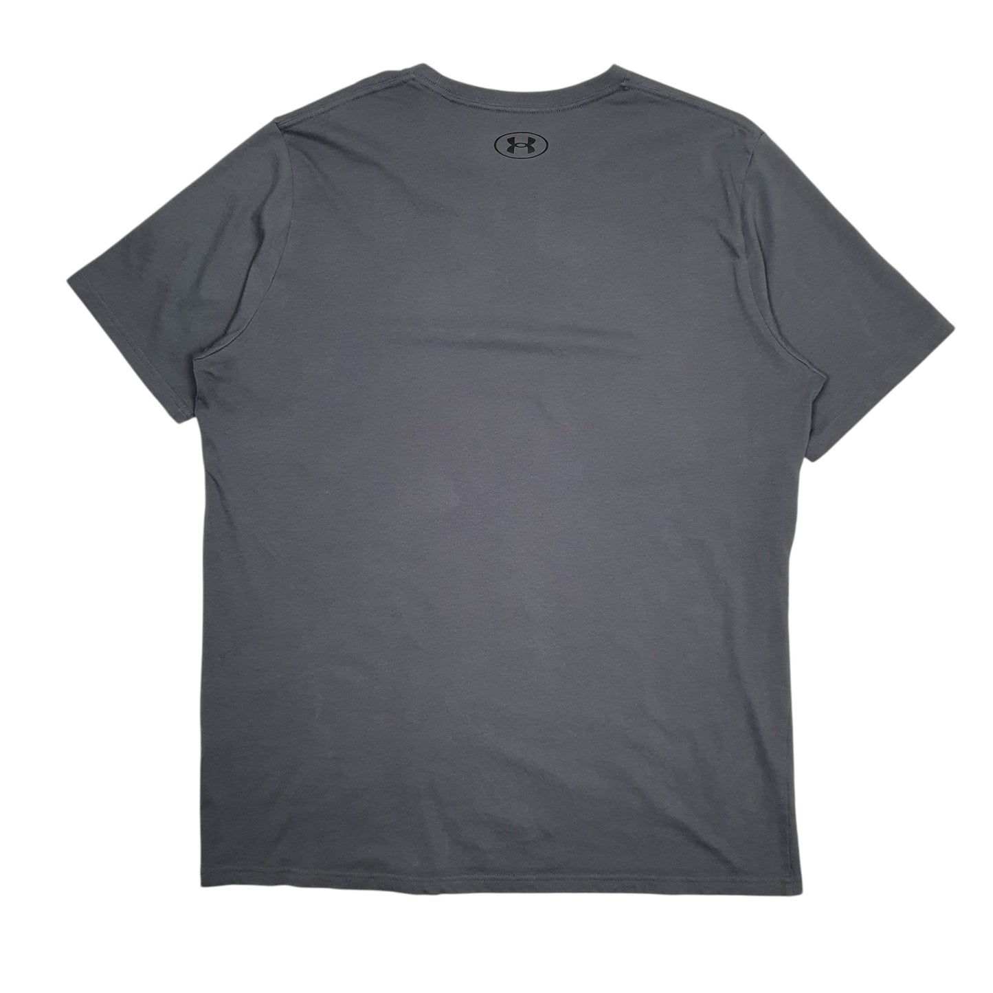 Mens Grey Underarmour  Crewneck T Shirt