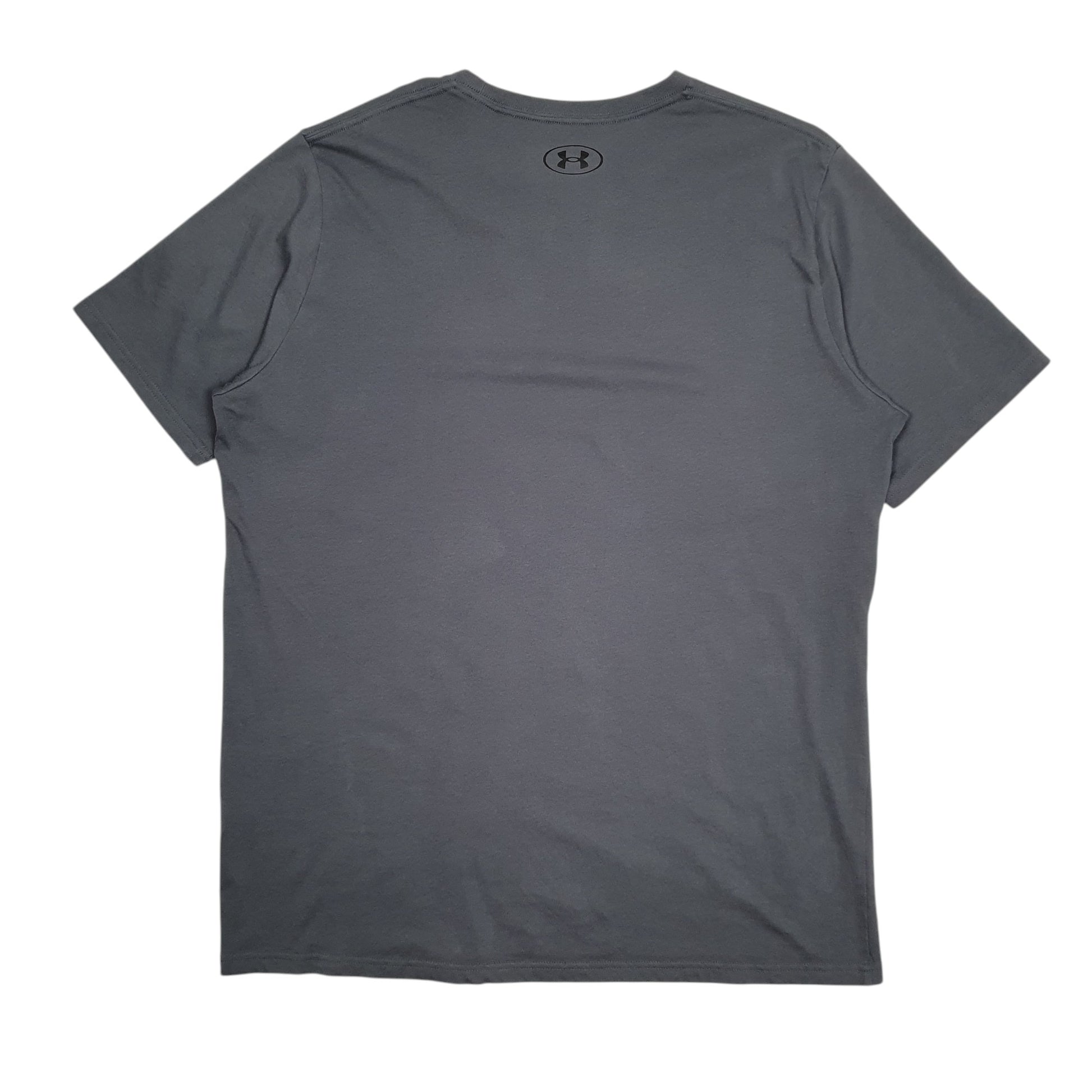 Mens Grey Underarmour  Crewneck T Shirt