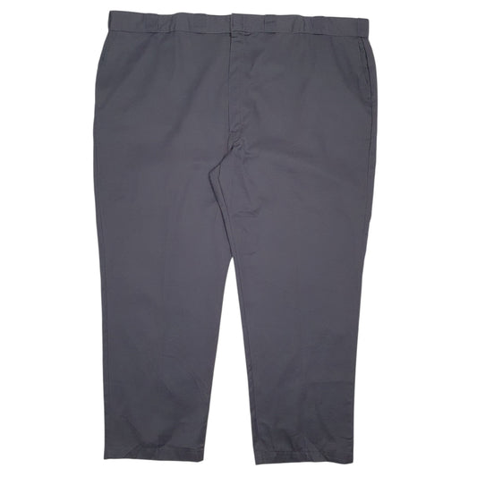 Mens Grey Dickies Workwear Chino Trousers