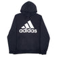 Mens Black Adidas  Hoodie Jumper