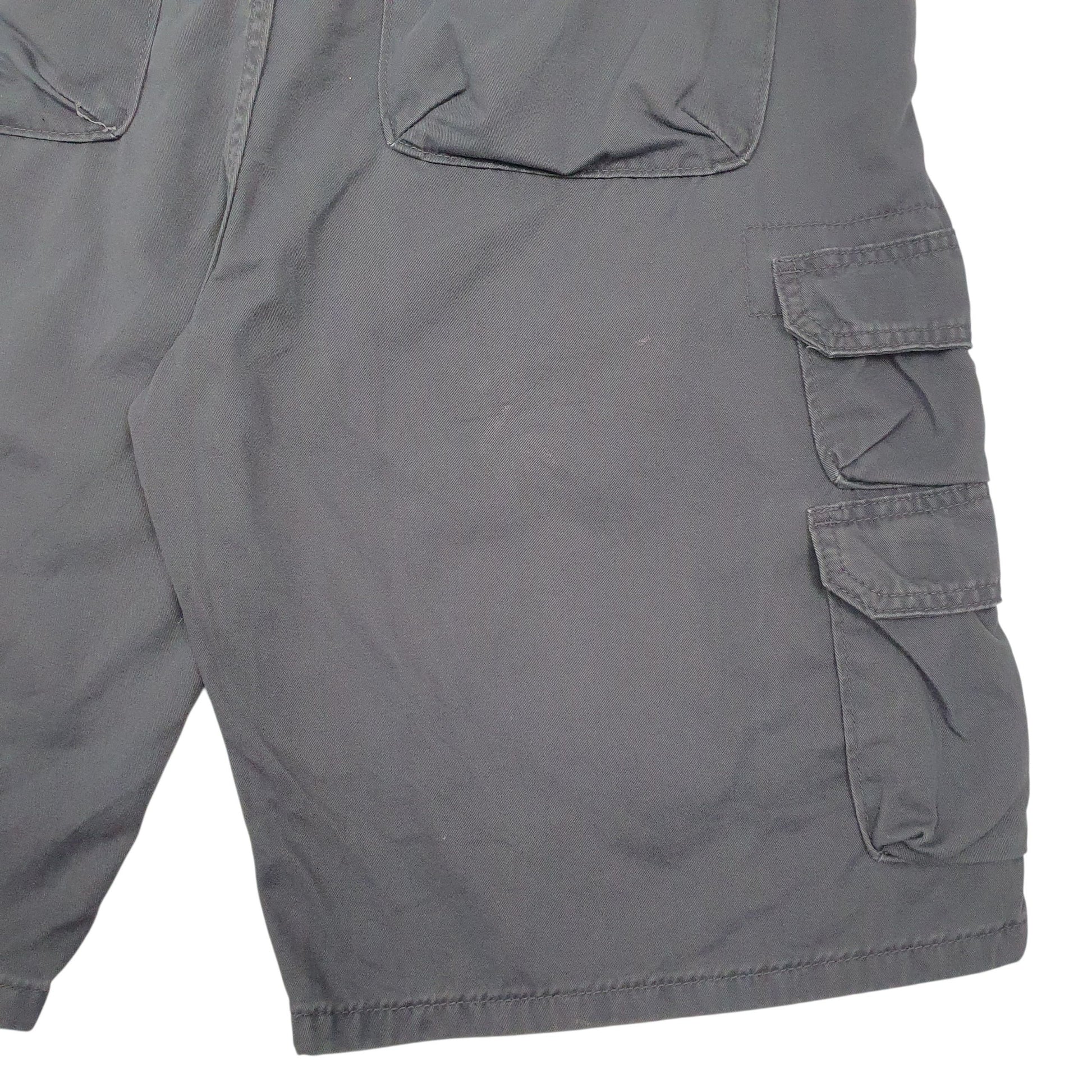 Mens Grey Wrangler  Hoodie Shorts