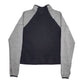 Womens Grey Champion  Quarter Zip Jumper