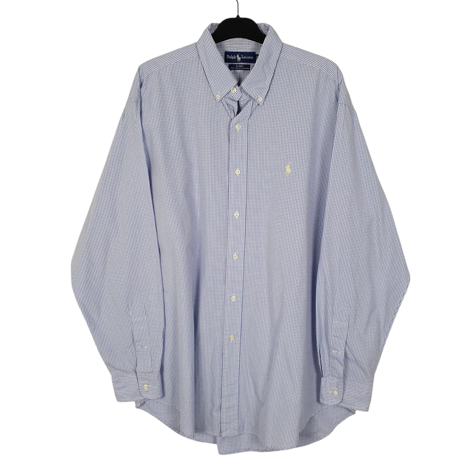 Mens Blue Ralph Lauren  Long Sleeve Shirt