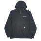 Mens Black Carhartt  Full Zip Jumper
