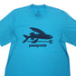 Mens Blue Patagonia   T Shirt