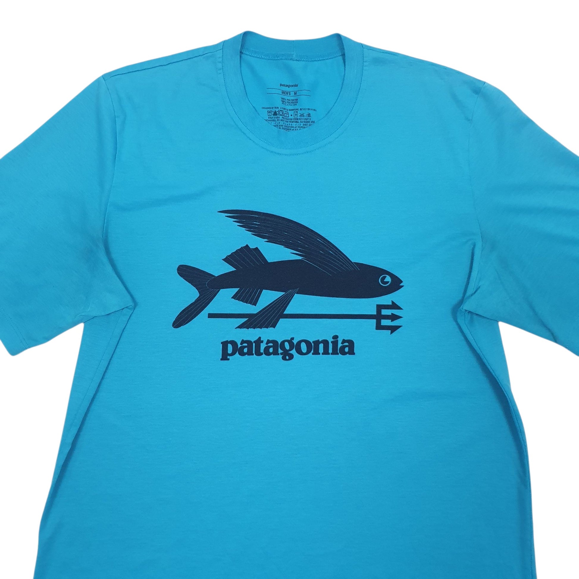 Mens Blue Patagonia   T Shirt