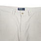 Mens Cream Polo Ralph Lauren Philip Pant Vintage 90s  Trousers