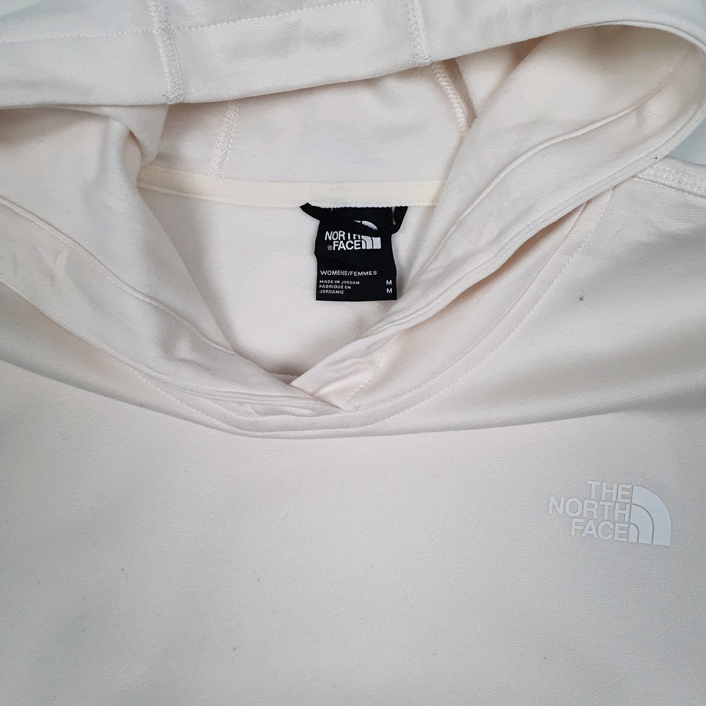 Womens Cream The North Face Lightweight Hoodie Jumper