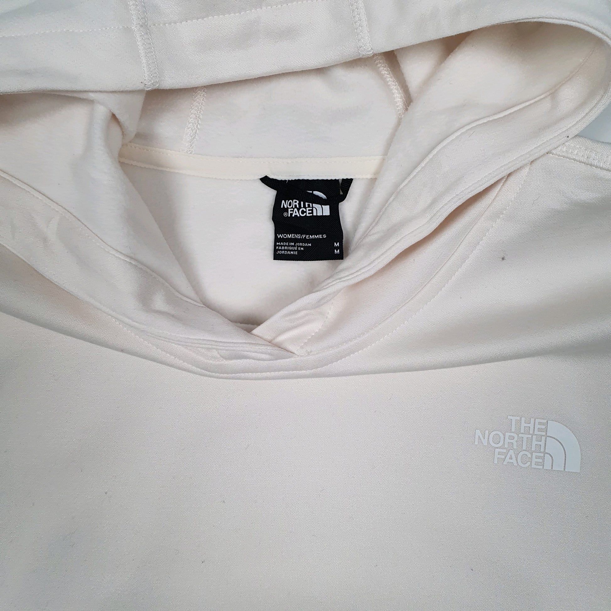 Womens Cream The North Face Lightweight Hoodie Jumper