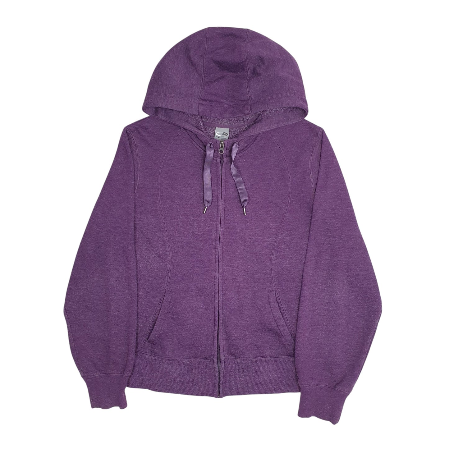 Womens Purple Champion Hoodie Full Zip Jumper