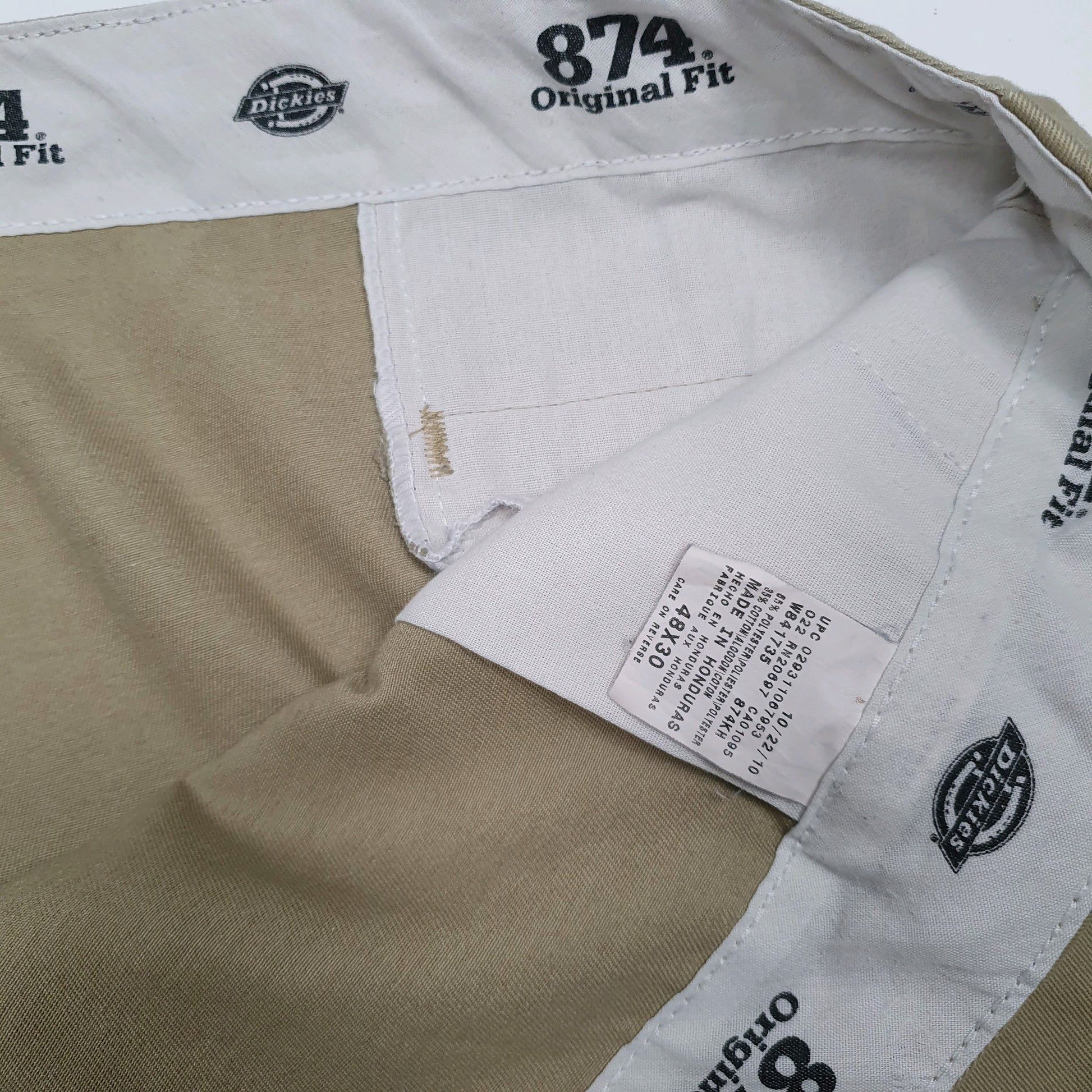 Mens Beige Dickies 874 Workwear  Trousers