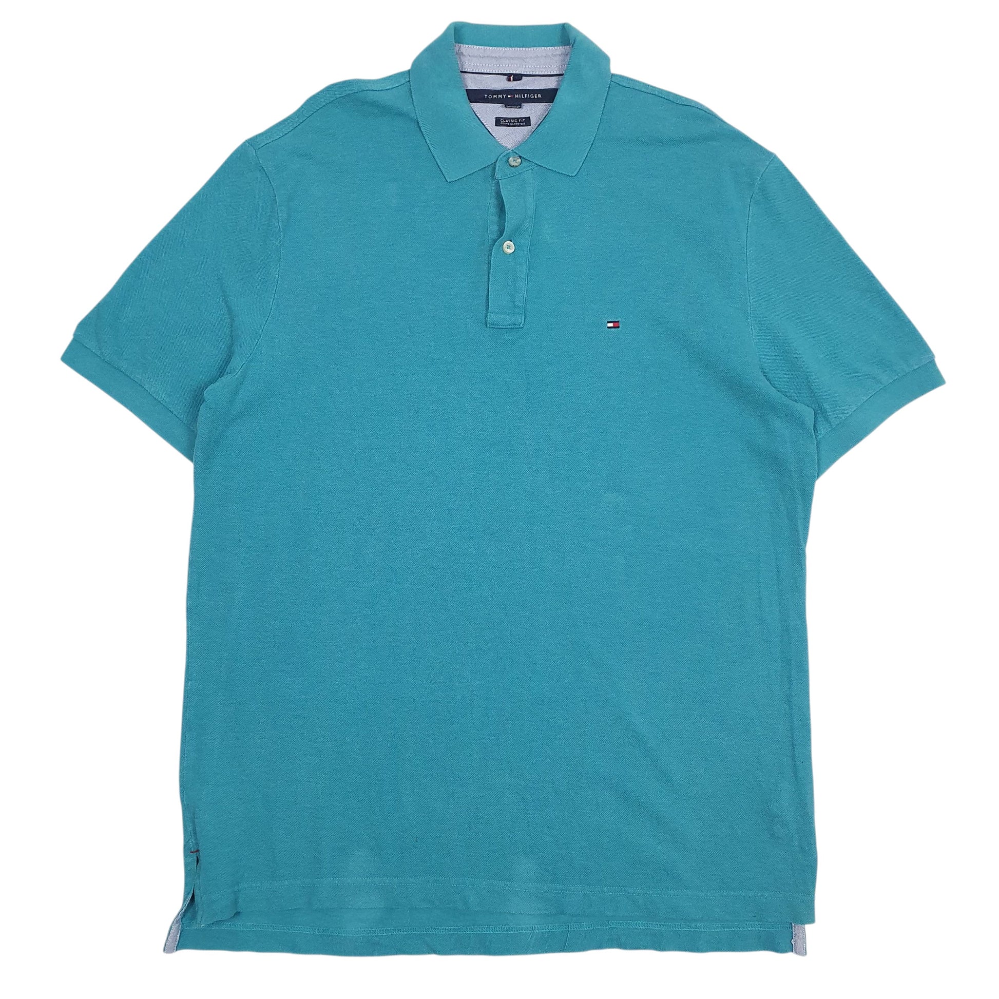 Mens Blue Tommy Hilfiger  Short Sleeve Polo Shirt
