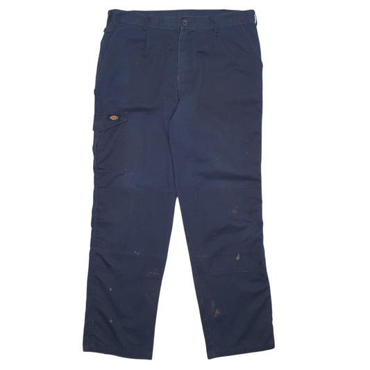 Mens Navy Dickies Workwear Carpenter Trousers
